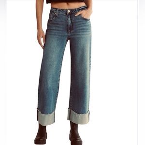 STS Blue Jayden Ultra High Rise Cuffed Wide Leg Jeans Size 29 Style EP3368JA1R